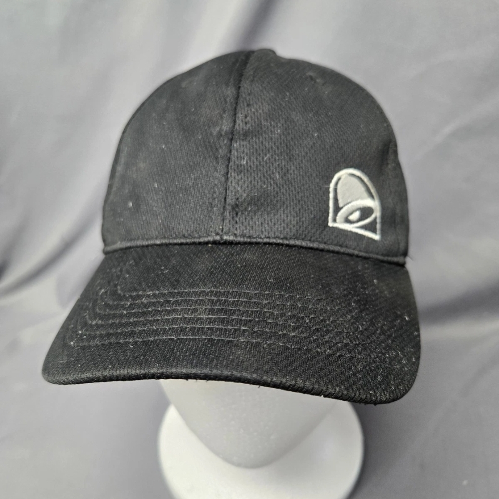 Taco Bell Employee Uniform Black Baseball Cap Hat Adjustable
